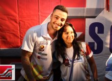 Ator Felipe Titto marca presen&ccedil;a no camarote Scherer