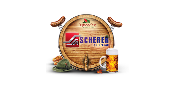 Ein Prosit! Um brinde ao camarote da Scherer na Oktoberfest! 